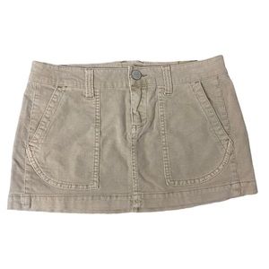 Aeropostale Corduroy tan skirt NWT